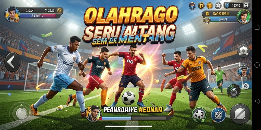 Gameplay 5ZK menampilkan aksi olahraga yang seru dan menegangkan.