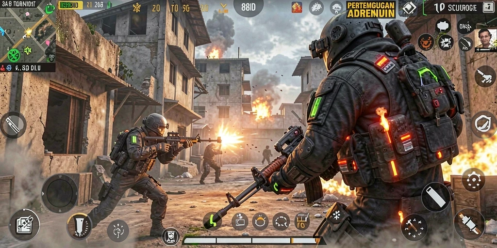 Tampilan gameplay seru dan grafis menawan di 88ID.