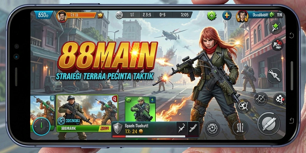 Tampilan gameplay Strategi yang menegangkan di 88MAIN.
