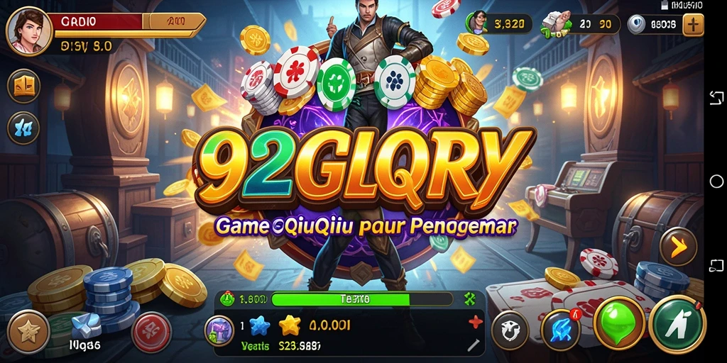 Tampilan gameplay QiuQiu yang menegangkan dan menarik.