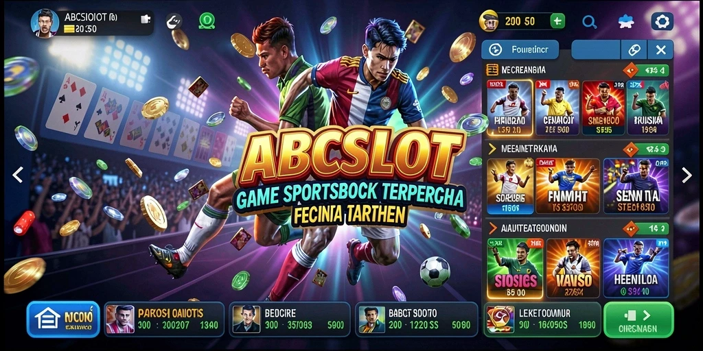 Tampilan gameplay menarik dalam aplikasi Sportsbook ABCSLOT.
