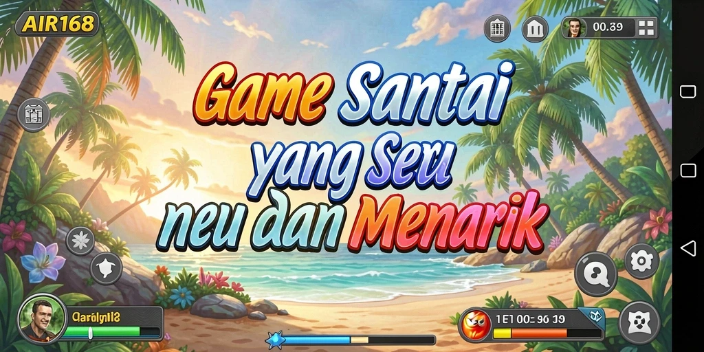 Tampilan gameplay menarik dari AIR168 yang seru dan santai.