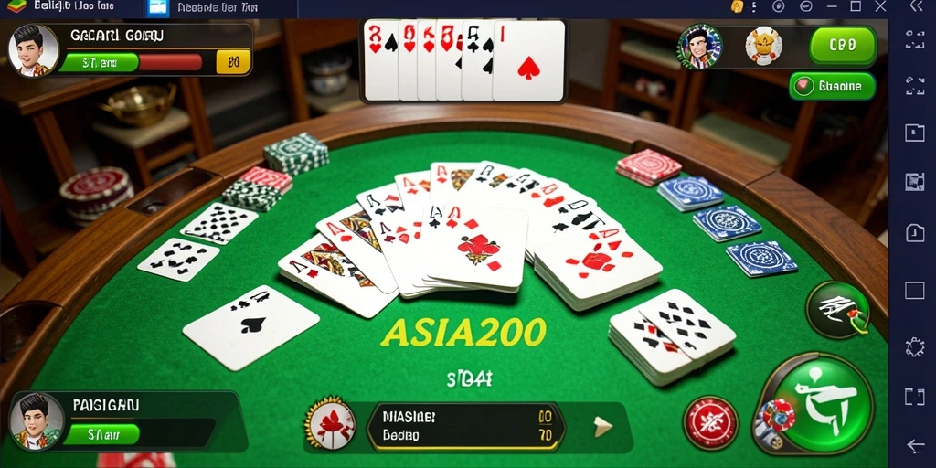 Tampilan gameplay Gaple yang menarik dan interaktif.