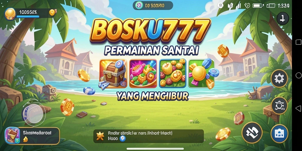 Tangkapan layar dari gameplay yang menghibur dan sederhana di BOSKU777.