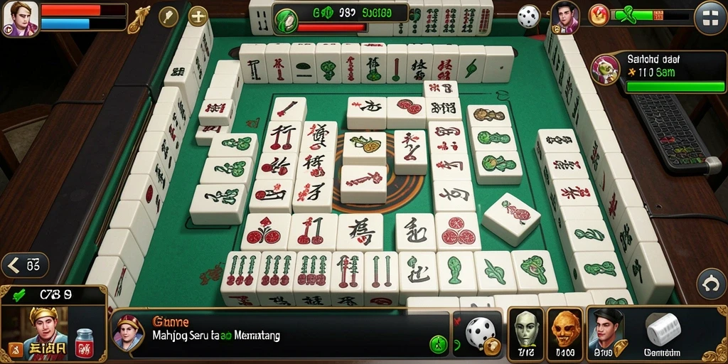 Tampilan gameplay menarik C789 yang penuh tantangan Mahjong.