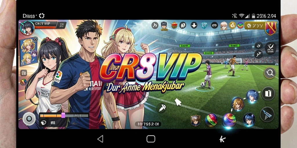 Gameplay menarik dari CR7VIP menampilkan karakter anime ikonik.