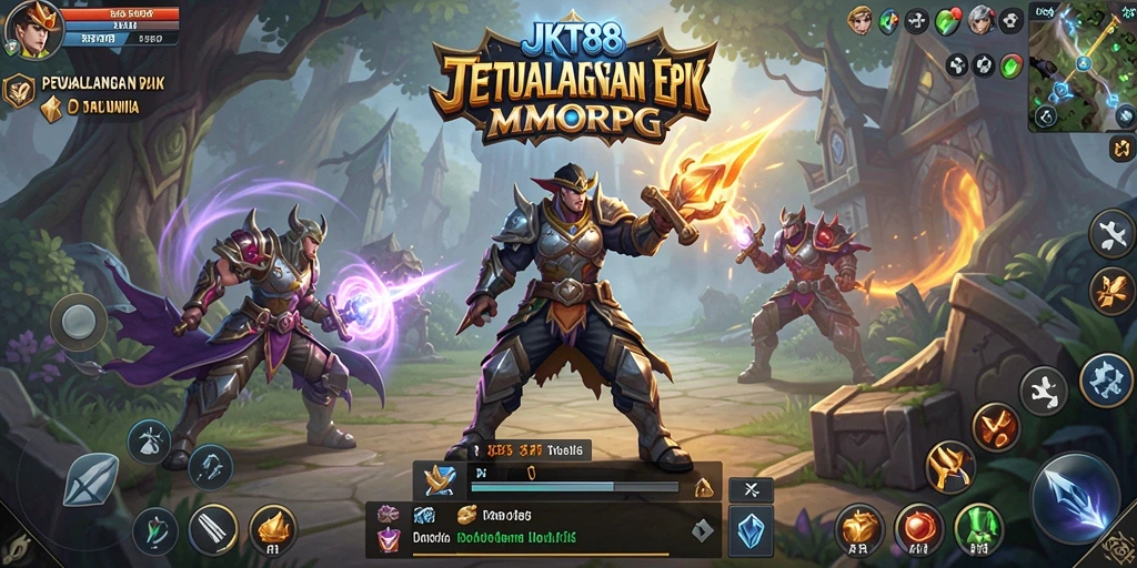 Tampilan gameplay menarik dari JKT88 dalam dunia MMORPG.