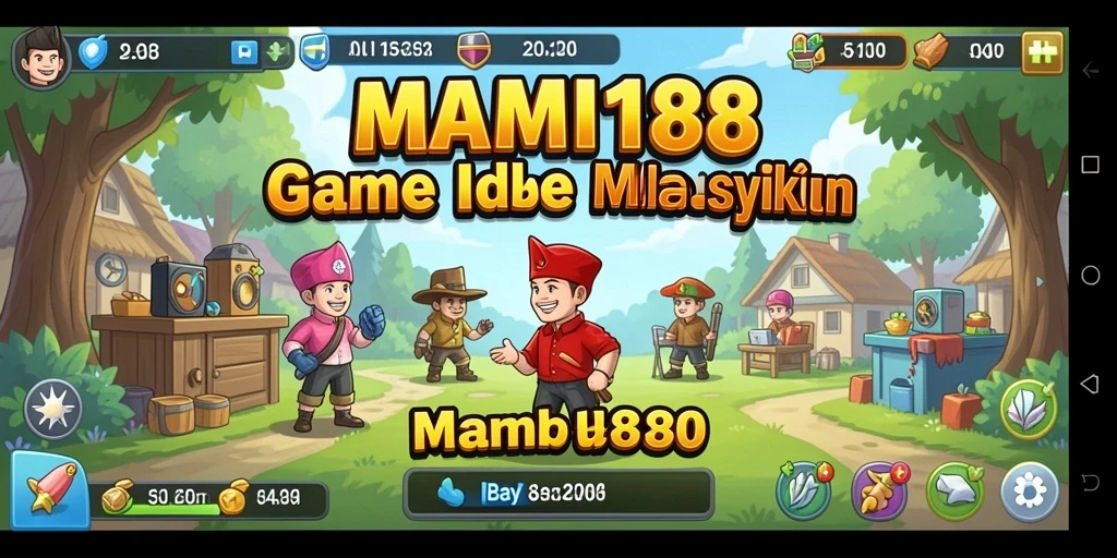Tampilan gameplay MAMI188 yang menarik dengan elemen Idle yang interaktif.