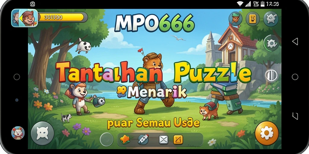 Screenshot MPO666 menampilkan gameplay Puzzle yang mendebarkan.
