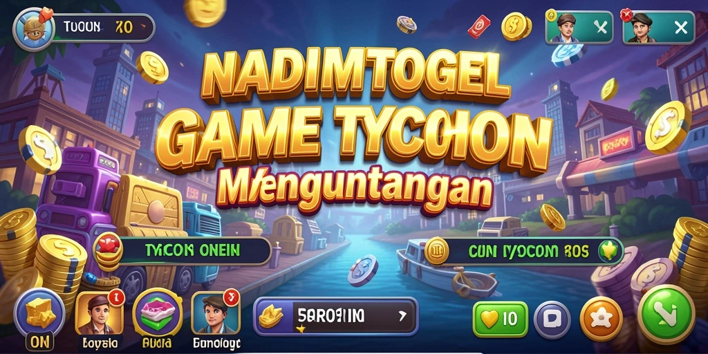 Screenshot permainan NADIMTOGEL menampilkan aksi Tycoon yang seru.
