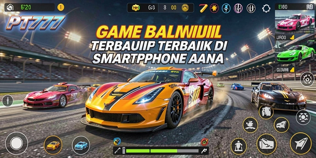 Screenshot gameplay PT777 menampilkan aksi balap seru dan grafik memukau.