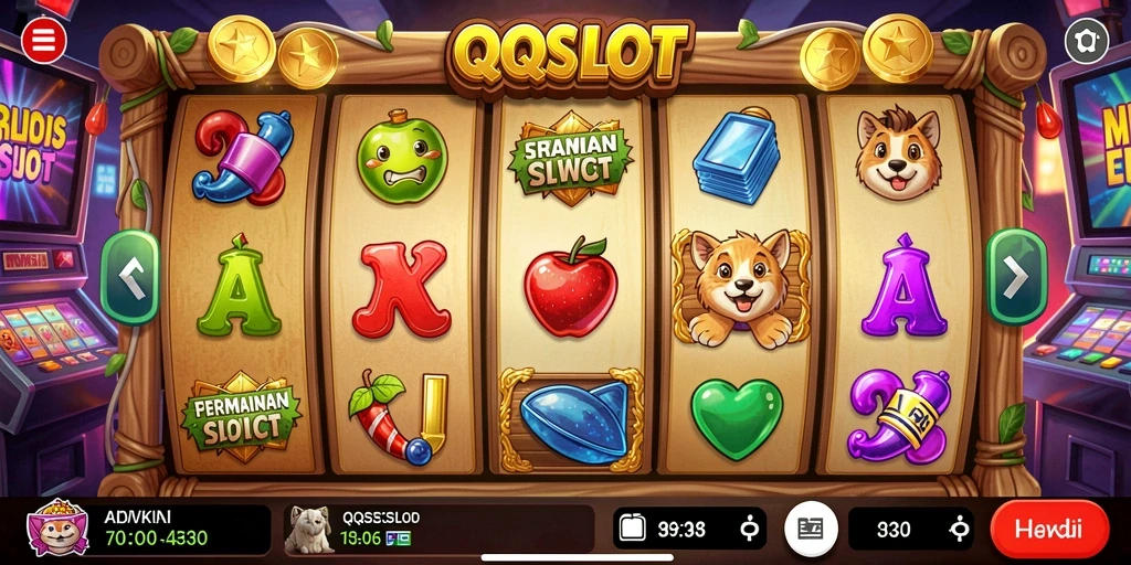 Gameplay QQSLOT yang menyenangkan dan interaktif.