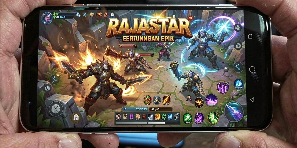 Gameplay seru dan grafis menawan dalam RAJASTAR.