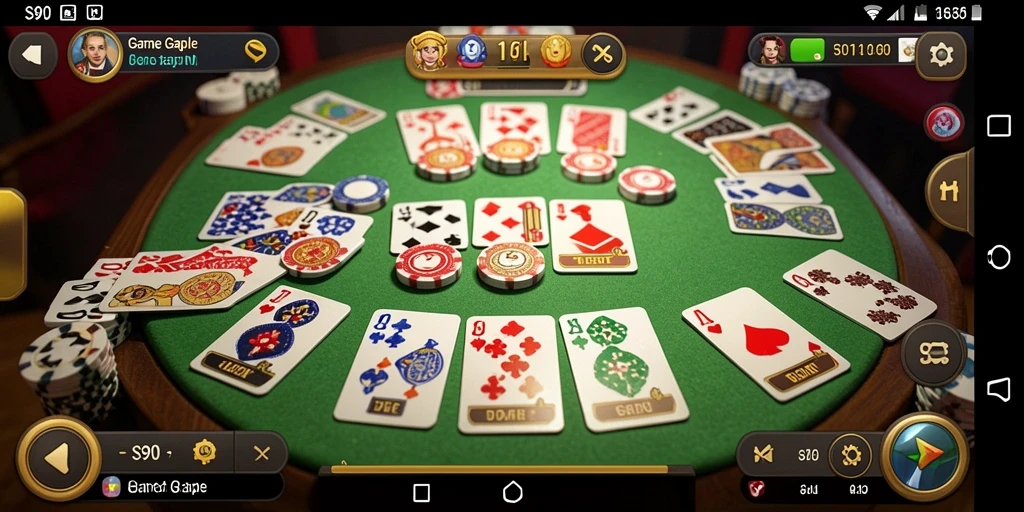 Tampilan menarik dari gameplay S80 dalam permainan Gaple.